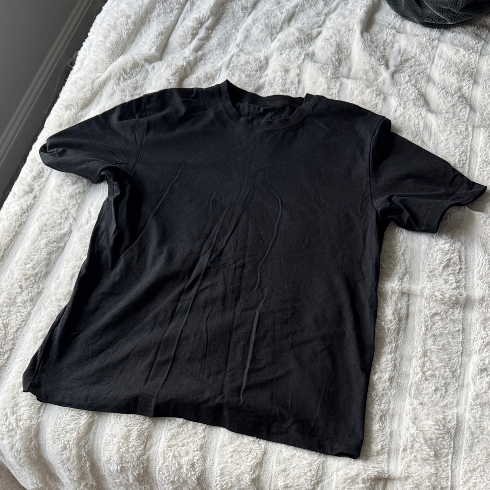 Lululemon Oversized Black Heavy Weight T shirt